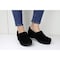 Sanita Women's Closed Back Clog, Suede leather Upper, Polyurethane Outsole, Black, Size 6.5-7 M 471106-002-38 - alternate 2